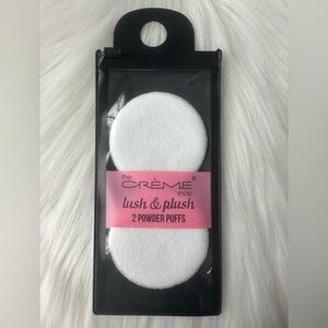 The Crème Shop Lush & Plush 2 Powder Puffs (New)